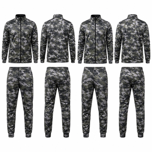 Chándal de Camuflaje Digital Personalizado para Hombre, Chaqueta Deportiva con Cremallera Completa, Pantalones Jogger, Ropa Deportiva OEM ODM de Marca Privada - Product Image 6