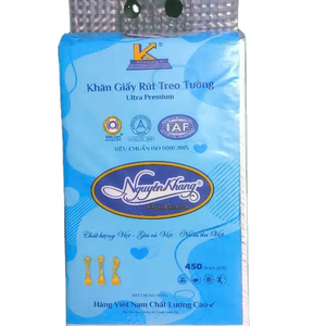 Papier de soie pour poche faciale non tissé de qualité supérieure à 1 pli Tissu multifonctionnel 40% viscose 60% polyester - Product Image 1