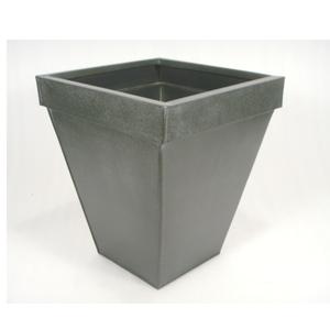 Planteur en métal enduit de poudre noire forme carrée pour la maison salon intérieur extérieur balcon jardin décor grande taille - Product Image 5