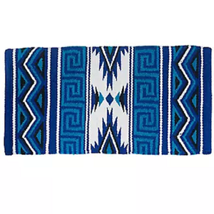 Couverture de selle en laine occidentale tissée à la main Durable confortable cheval Pad vente en gros équestre Tack usine approvisionnement direct - Product Image 1