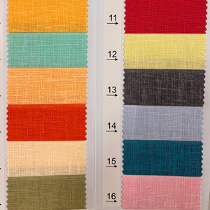 Tissu en polyester et coton aspect lin naturel, largeur 58 pouces, uni teint, pour la confection de costumes pour filles et garçons, exportation pour chemises habillées - Product Image 1