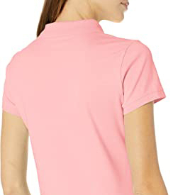 Polos de mujer OEM al por mayor algodón personalizado de alta calidad logotipo bordado tejido estampado cuello patrón polo - Product Image 4
