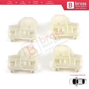 BWR46+BWR47 4 Pièces Clips de Réparation de Lève-Vitres pour Portes Avant A4 B5 Polo 6N Passat B5 3B Superb MK1 8D0837462 - Product Image 2