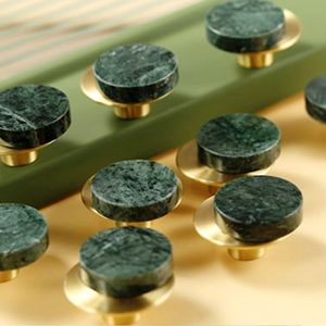 Boutons en marbre crème et marron les plus vendus avec taille de forme de couleur personnalisée fabriqués en Inde Article - Product Image 5