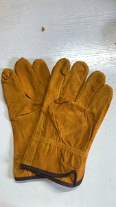 Guantes de soldadura de cuero de alta calidad, material suave resistente al calor antibacteriano, guantes de soldadura de tendencia cómodos - Product Image 6