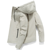 Veste à capuche brodée à la machine pour homme, style décontracté, tendance, avec logo personnalisé OEM, vêtements de marque tendance, veste de travail