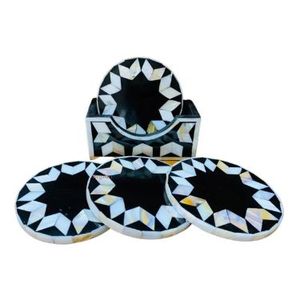 Premium Quality Pure Brass Coasters with <b>Felt</b> Base Luxury and Home Bar Accessories for Wine & Coffee Available at Bulk Quantity - Product Image 3