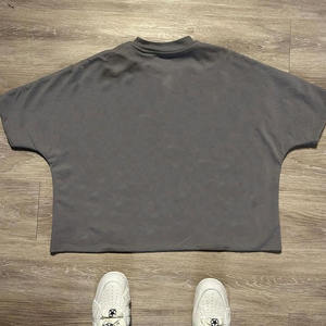 Camiseta con hombros caídos, ropa de calle de peso pesado para hombre, camiseta recortada Boxy Fit, Camiseta 100% de algodón para hombre, Camiseta holgada estampada 2025 - Product Image 5