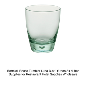แก้วน้ำ Bormioli Rocco รุ่น Luna D.o.f. อุปกรณ์บาร์สีเขียว 34 ซล. สำหรับร้านอาหาร โรงแรม ขายส่ง - Product Image 2