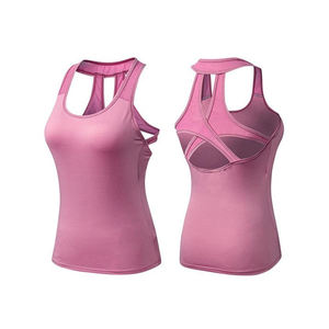 Chaleco de gimnasio personalizable para mujer superventas Diseño de camiseta sin mangas transpirable - Product Image 2