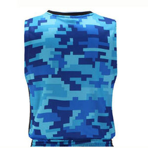 Conjunto de Uniforme de Baloncesto Personalizado Directo de Fábrica, Jersey Reversible de Malla, Pantalones Cortos de Secado Rápido, Transpirables, Tallas Grandes, con Estampado Técnico - Product Image 6