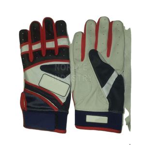 Gants de frappe de baseball avec logo personnalisé, paume en cuir, pour adultes. Fabricant de gants de frappe. - Product Image 5