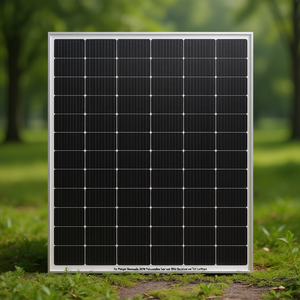 Panneau solaire polycristallin renouvelable Patanjali 300W avec feuille arrière blanche et certificat TUV - Product Image 3