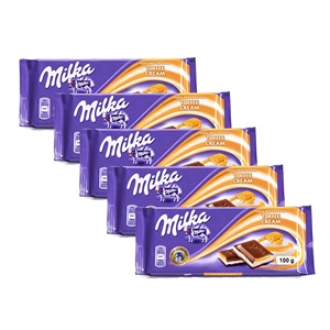มิลก้า ทอฟฟี่ ครีม ช็อกโกแลตบาร์ 100 กรัม - ขนมหวานแสนอร่อย - Product Image 3