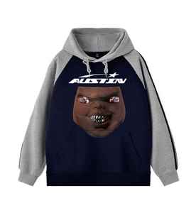 เสื้อฮู้ดลำลองสำหรับผู้ชายเสื้อฮู้ดลำลองพิมพ์ลายวินเทจแบบกำหนดเอง - Product Image 2