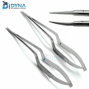 กรรไกรไมโคร yasargil 2ชิ้น7.5คม/คมขึ้นตรงโค้งการผ่าตัด - Product Image 2