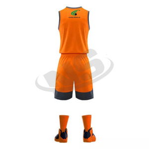Transpirable 100% poliéster baloncesto uniforme hecho a medida hombres ropa deportiva equipo Kit tela de secado rápido diseño OEM de Pakistán - Product Image 5