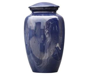 Belles urnes de crémation bleu océan pour animaux de compagnie humains urne pour adulte grand mémorial personnalisé pour les cendres - Product Image 4