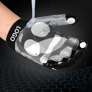 Guantes de Receptor de Silicona Profesionales de Palma Completa, Elásticos y Antideslizantes para Fútbol con Logotipo Personalizado, Gran Venta - Product Image 3