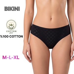 Braguitas de Bikini Ecológicas de Algodón 100% Tejido Sin Costuras para Mujer, Diseño Sólido, Tallas M-XL - Product Image 2