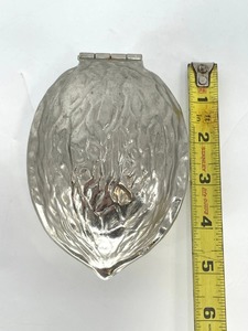 ชามผลไม้แห้งทรงอัลมอนด์ทำจากโลหะสีเงินแบบทันสมัยจานเสิร์ฟถั่วอุปกรณ์รับประทานอาหารสำหรับงานแต่งงานโต๊ะช็อคโกแลตตกแต่ง - Product Image 4