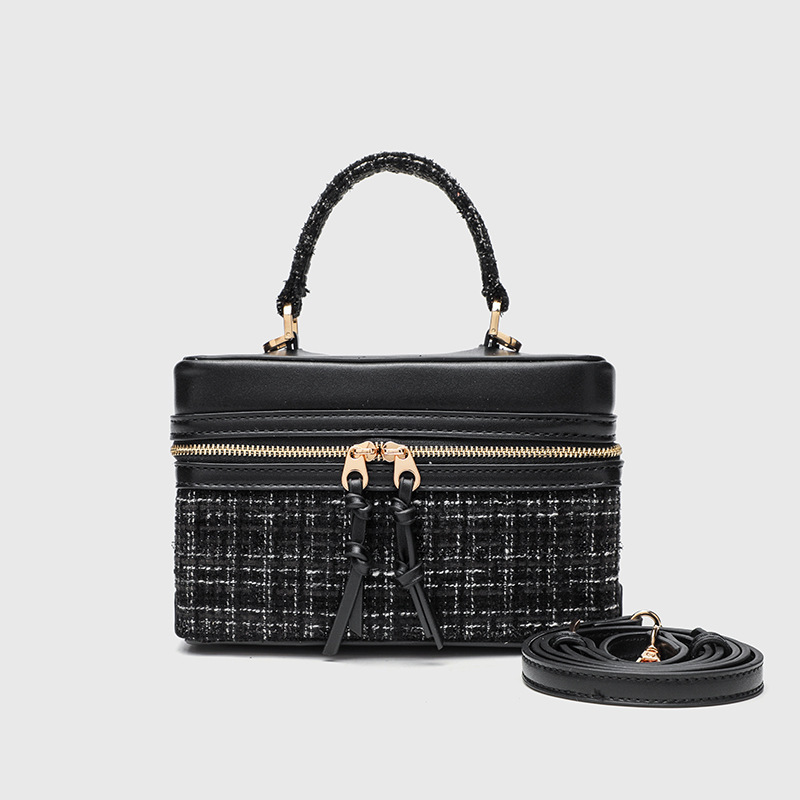 tissu en laine noire