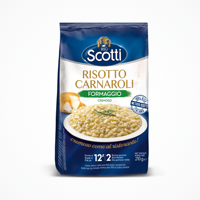 RISO SCOTTI Krim Keju Kering Asli Segar Carnaroli Arborio Beras Butir Sedang Risotto GMO Umur Simpan 15 Bulan Tekstur Lembut