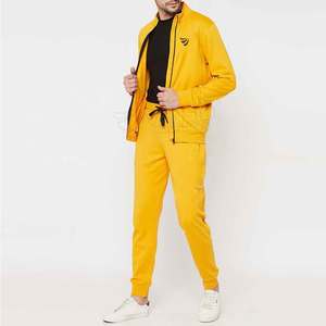 Venta caliente de moda Regular Fit hombres chándal de invierno de talla grande 100% algodón transpirable secado rápido ligero cómodo - Product Image 3