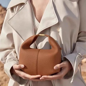Bolso de mano de cuero para mujer de buena calidad, venta en línea, bolso de mano de cuero de Color sólido, bolso de mano de cuero para mujer - Product Image 3