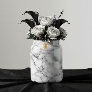 Vase à fleurs en métal de haute qualité, vase de table moderne à vendre, décoration intérieure pour la maison et le bureau, vase de table en émail imprimé soudé - Product Image 6