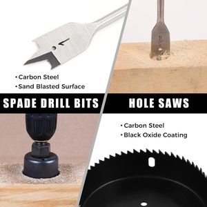 Vente directe usine : Kit de 246 forets pour perceuse électrique domestique, <span class=keywords><strong>outil</strong></span> de perçage, foret hélicoïdal pour bois, ouvre-trou - Product Image 4