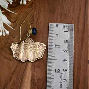 Pendientes de latón de moda étnica para mujer, aro de oro/plata/acero inoxidable, aleación de cobre, diamante, fiesta de boda, regalo chapado en oro - Product Image 5