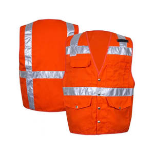 Chaleco reflectante de seguridad para construcción al aire libre, chaqueta personalizada, ropa de trabajo de seguridad de la mejor calidad, chaleco de tráfico - Product Image 1