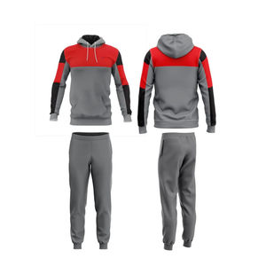 2025 vente en gros personnalisé hommes de haute qualité survêtements plaine entraînement col rond avec capuche Streetwear hiver survêtement pour unisexe - Product Image 6