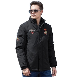 เสื้อแจ็กเก็ตผ้าฝ้ายหนาสำหรับผู้ชาย, เสื้อโค้ทผ้าคอตตอนแบบหลวมสำหรับใส่กลางแจ้ง - Product Image 1