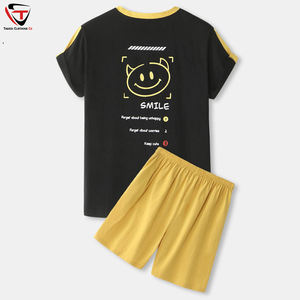 Ensemble de vêtements de sport d'été pour hommes avec logo personnalisé, taille XL, respirant, écologique, antibactérien, short à taille élastique, ensemble deux pièces pour hommes - Product Image 2