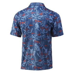 Direct Factory Supply <b>Men's</b> Spandex/Polyester Loose Knitted Print for <b>Shirts</b> Comfortable Anti-Wrinkle Youth Pocket Wholesale - Product Image 2