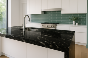 Dalles de granit poli blanc titane de qualité supérieure, design moderne, taille personnalisée, pour cuisine, salle de bain, sol, villa, salle à manger, hôtel - Product Image 3