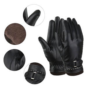 Gants d'hiver décontractés vintage pour femmes en cuir de qualité supérieure, compatibles avec les écrans tactiles - Meilleures ventes - Product Image 5
