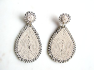 Pendientes Largos Hechos a Mano con Cuentas de Estilo Bohemio, Ligeros, de Forma Ovalada, para Fiestas y Bodas, de Calidad de Exportación, por HUSSAIN CRAFTS India - Product Image 6