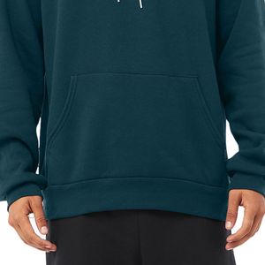 Sudadera con Capucha Verde Oscuro Personalizada, Unisex, Oversize, de Felpa, Algodón, Estilo Urbano, Proveedor de Sudaderas con Logotipo Impreso OEM ODM - Product Image 3