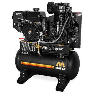 Compresseur stationnaire à deux étages de 30 gallons (à gaz) ABS-14M-30H - Product Image 1