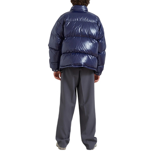 <b>Men's</b> Lightweight Polyester Winter <b>Jacket</b> Thick Windproof Puffer Bomber Oversized Stand Collar <b>Warm</b> Streetwear OEM Service - Product Image 6