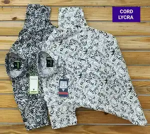 חולצת כותנה גברים הדפסה דיגיטלית ללבוש קז'ואל, שרוולים מלאים
