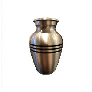 Fabriqué en Inde Urnes de crémation pour animaux de compagnie en aluminium Fournitures funéraires Qualité d'exportation Urne indienne Exportateur - Product Image 3