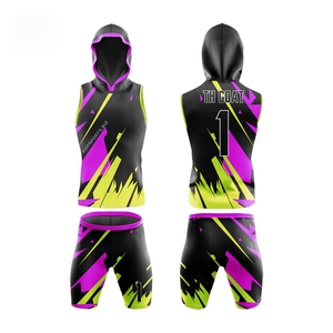 Drapeau Football Uniformes Personnalisé 100% Polyester Plus La Taille Drapeau Football Uniformes 7v7 Football Américain Kits Court Respirant - Product Image 6