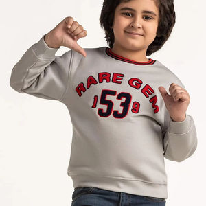 Sweatshirts pour enfants imprimés de la faune pour garçons Pulls en coton graphiques d'animaux pour les jeux en plein air - Product Image 1