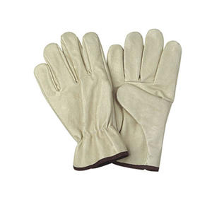 Guantes de trabajo de cuero Guantes de seguridad de bajo precio superventas Guantes de seguridad de piel de vaca de alta calidad a la venta - Product Image 3