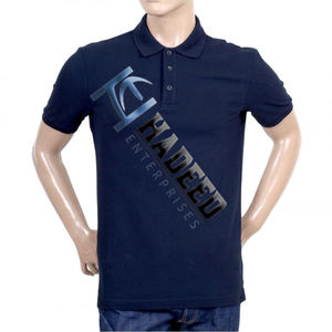 Camiseta de alta tela para hombre, camisa con estampado liso, diseño de sublimación, logotipo personalizado, informal - Product Image 1