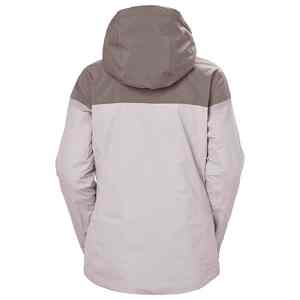 Chaqueta Softshell acolchada con logotipo personalizado para mujer, a prueba de viento, impermeable, para deportes al aire libre, Capucha ajustable, bolsillos elásticos cruzados - Product Image 5